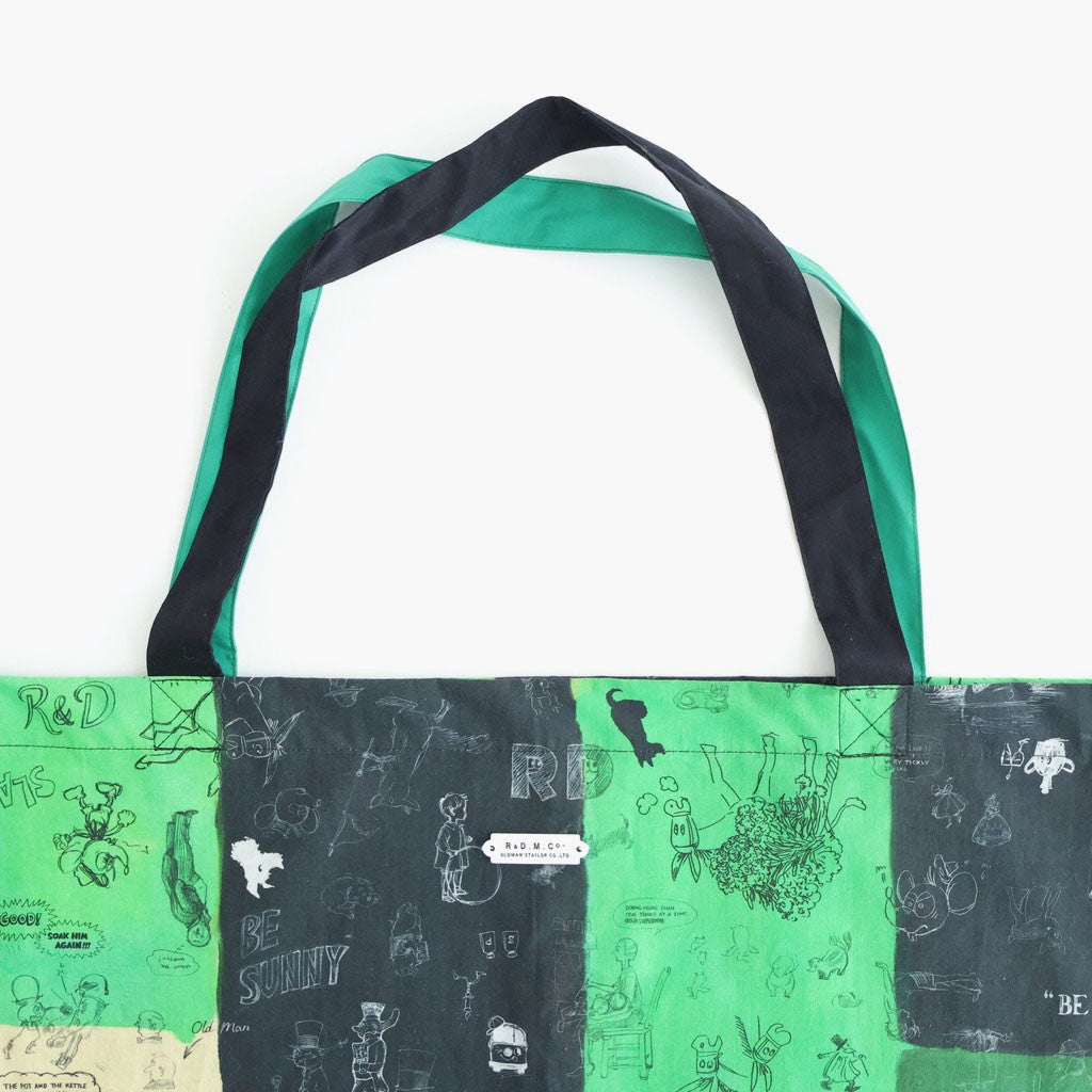 MOSAIC GRAFFITI TOTE BAG #Green [no.7965]