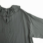 Volant blouse #dark gray [32-0014A]