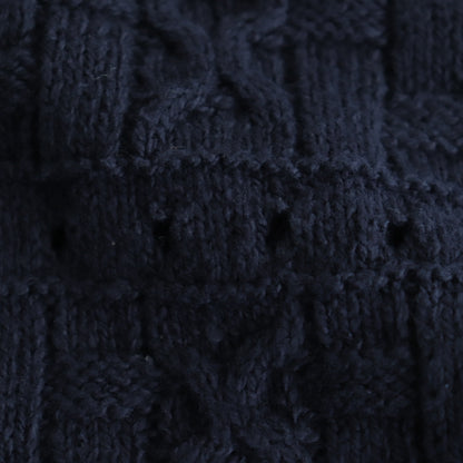 Recycled-Cotton Jumper #Navy [oni060]