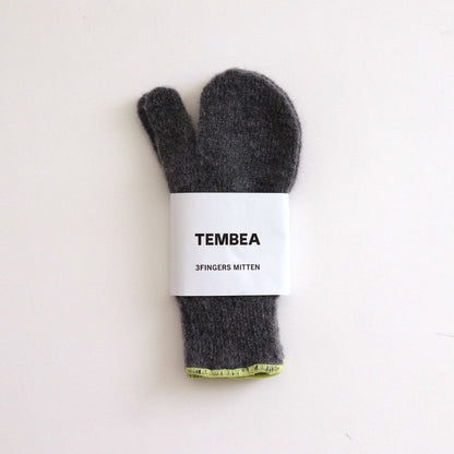 3FINGERS MITTEN #MID-GREY/LEMON [TMB-GNT3]