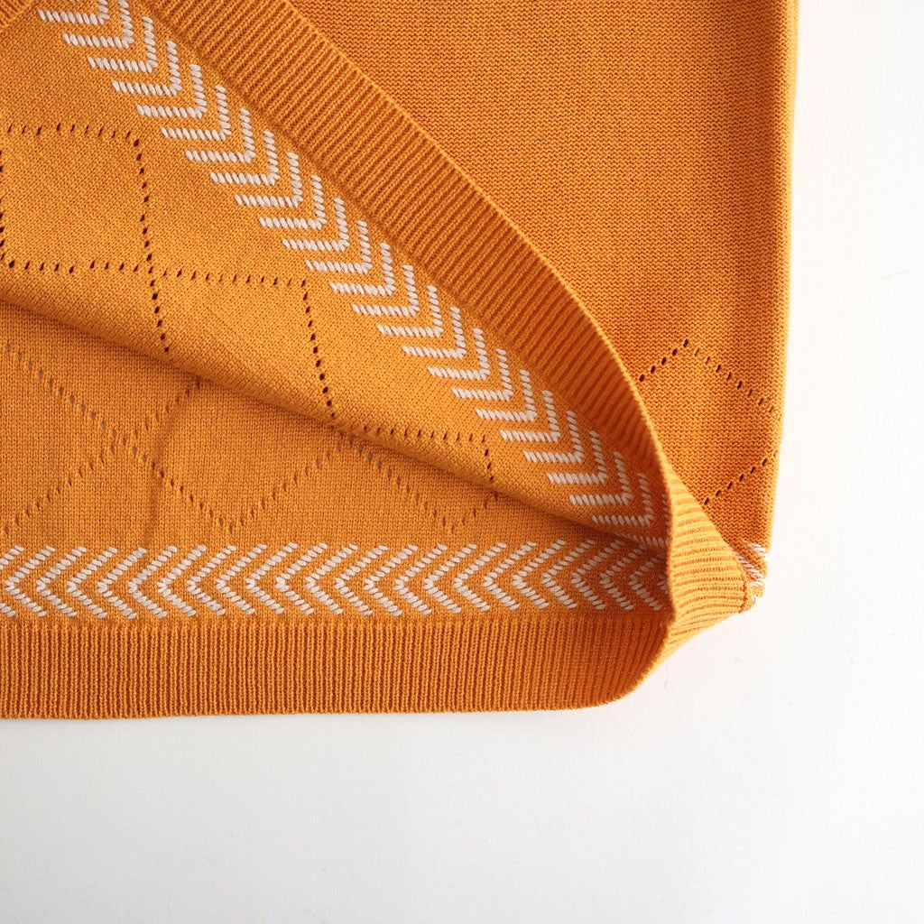 Kafusho Polo Knit #Orange [261808]