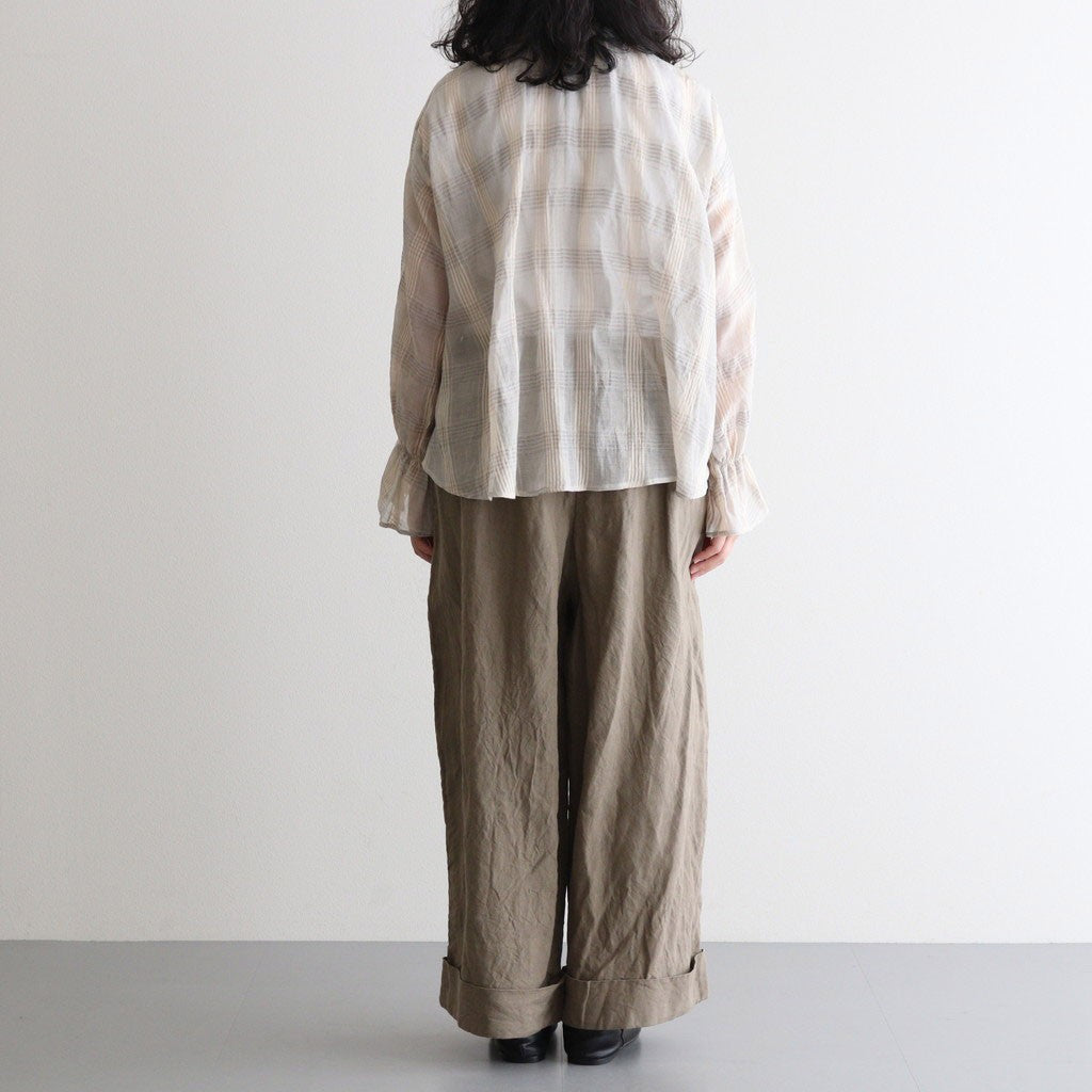 Faurie Linen Pants #Olive [A232251PP731]