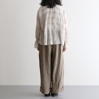 Faurie Linen Pants #Olive [A232251PP731]