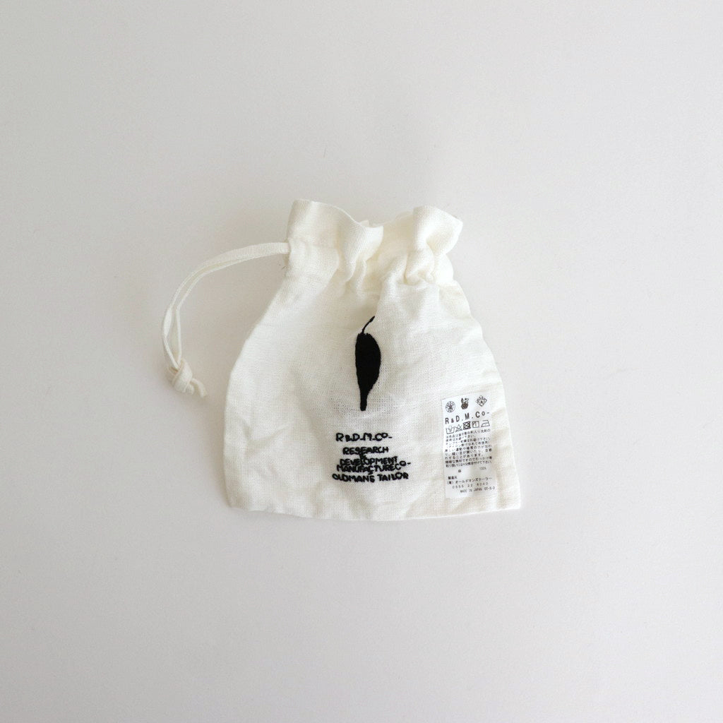 HE DRAWSTRING BAG (Limited Edition) #WHITE [no.6586]