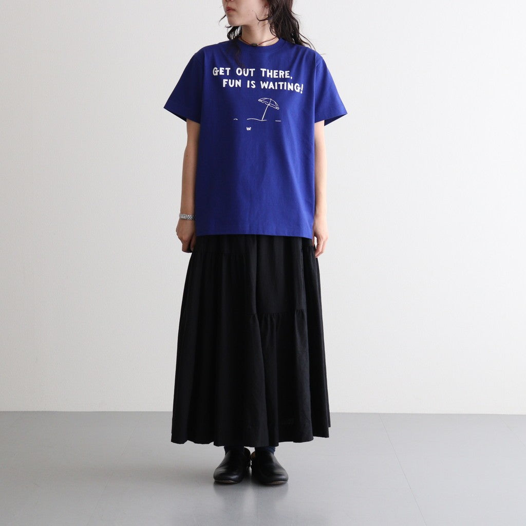 GET OUT THERE T SHIRT #Blue [no.8189]