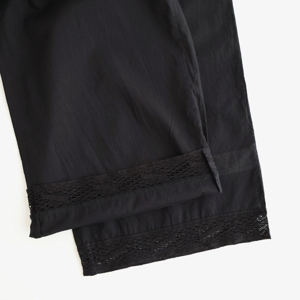 80s COTTON VOILE LACEUNDER PANTS #9900 BLACK [NSL26094]