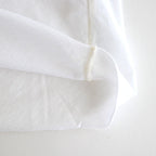 high twist cotton sheer jersey turtle-neck Tee #off white [WVFL-UW104]