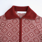 Memories zip cardigan #Red [262808]