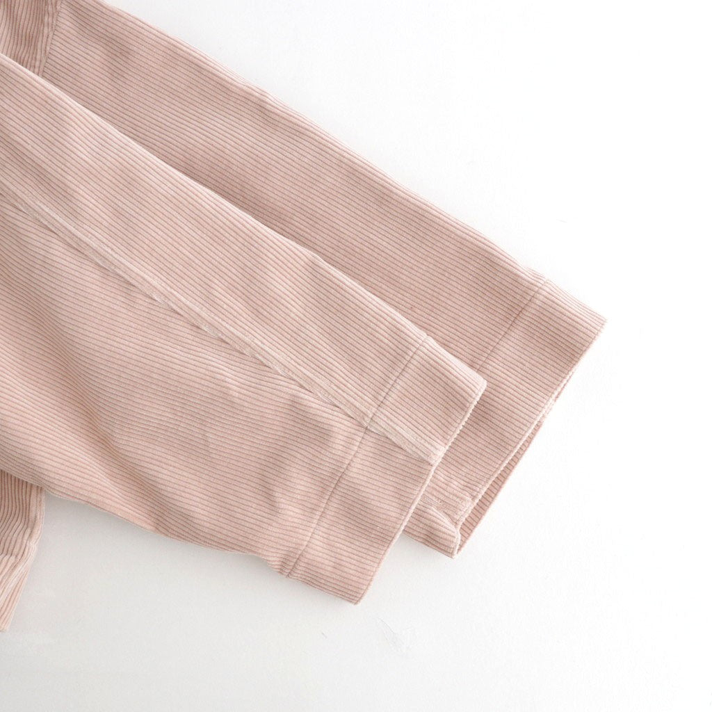 9W CORDUROY WIDE SLEEVE JACKET #Pink [no.7747]