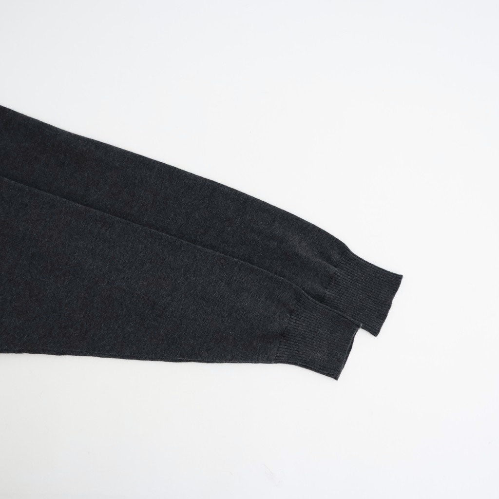 14GG PLAIN STITCH COTTON/NYLON/SILK CREW-NECK PULLOVER #9800 CHARCOAL [NNSL26502]