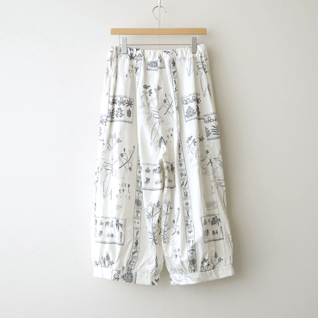 偶然の影：ズロースパンツ #off white×blue [13261-09413]