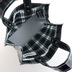 PAPER TOTE SMALL #CHECK DRESS-GORDON [TMB-2286H]