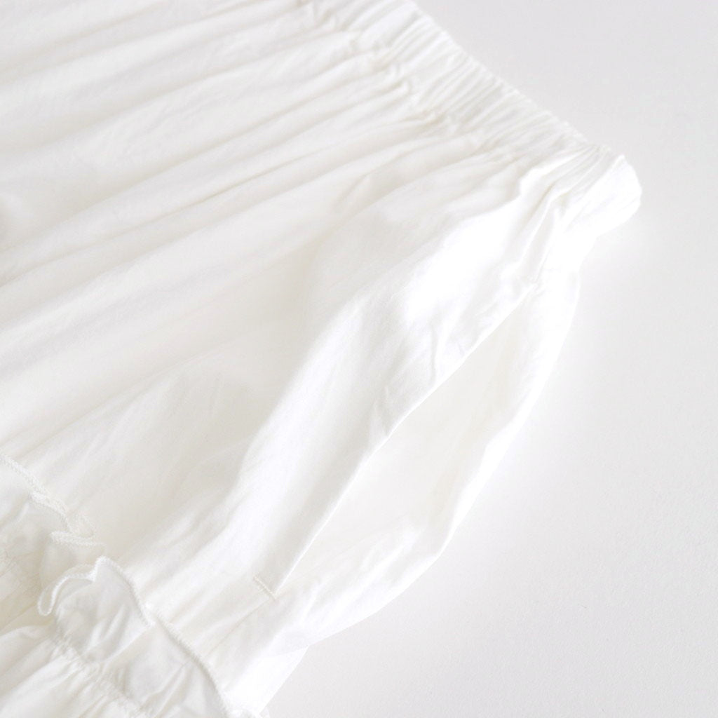 波紋の仕事：Gathered lace skirt #off white [11261-04512]