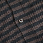 Stripe Cardigan #Brown x Black [Oni067]