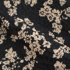 フラワープリント/ナチュラルタイプライター バンドカラーシャーリングBL #021 ウェーブフラワーモカ [PA260BL029]