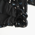 balloon sleeve pullover #itomaki BK [KJ507SS44]