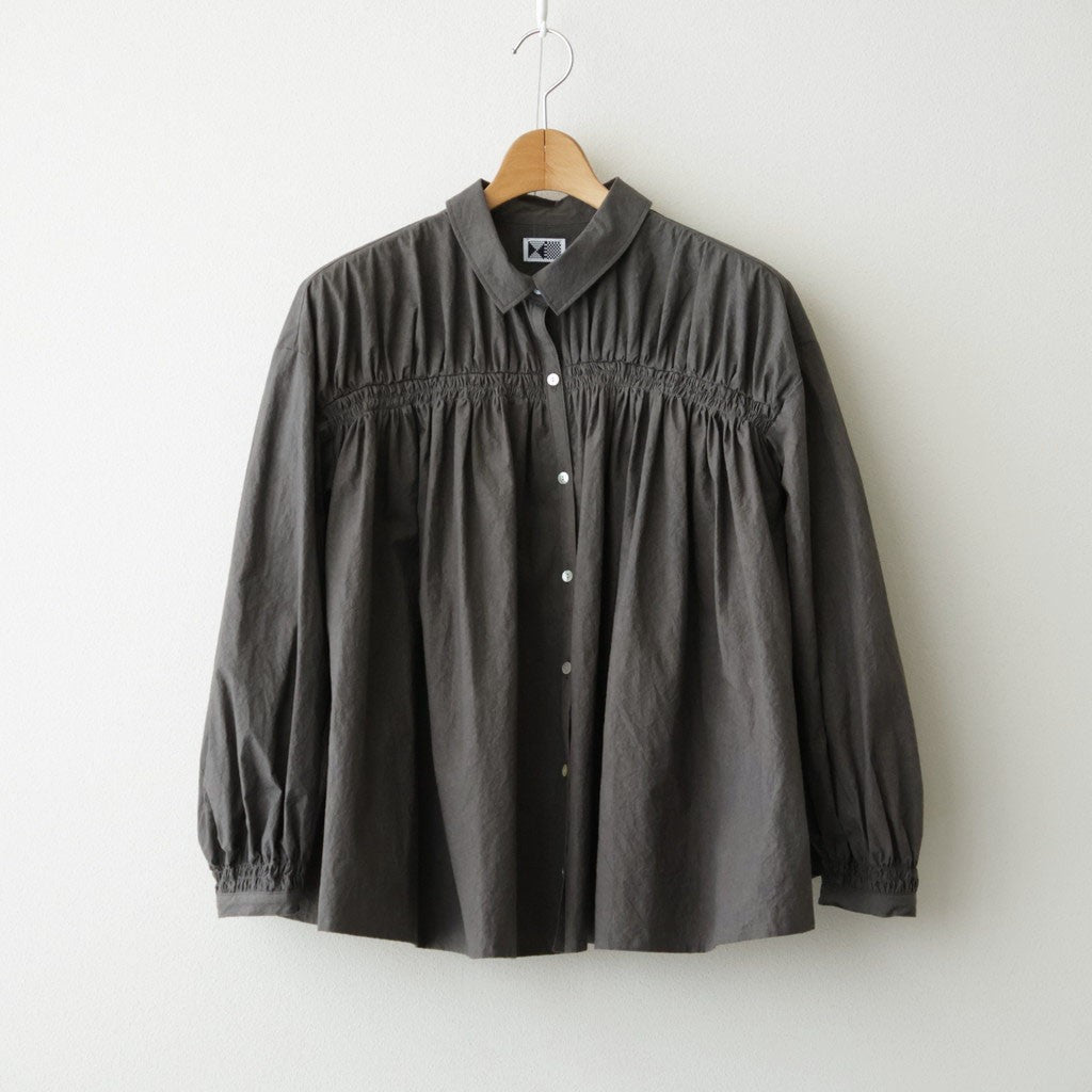 shirring blouse #paper CH [KJ602AW44]