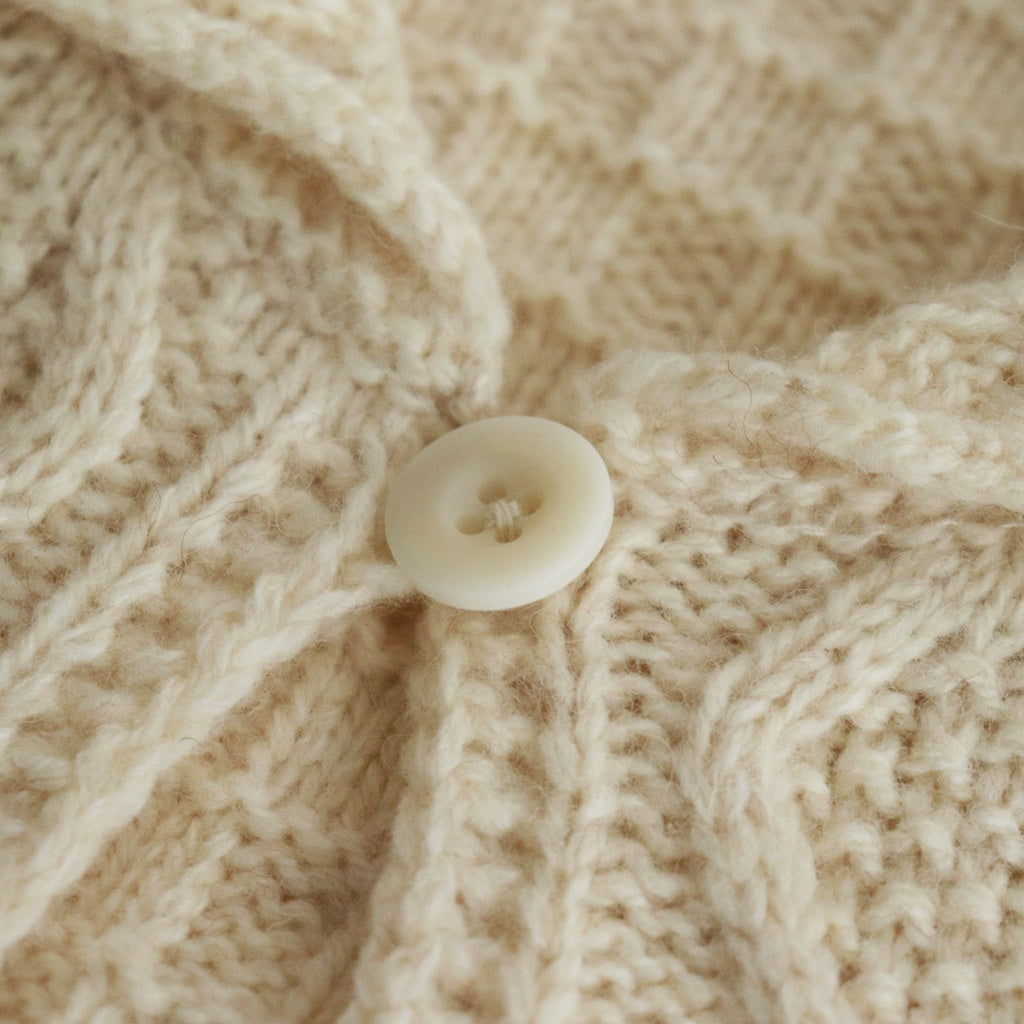 Sankayo ​​cable knit jacket #Ivory [242806]