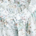 LIBERTYFABRICS Flared blouse #Keighley [26F-SH013-LP]