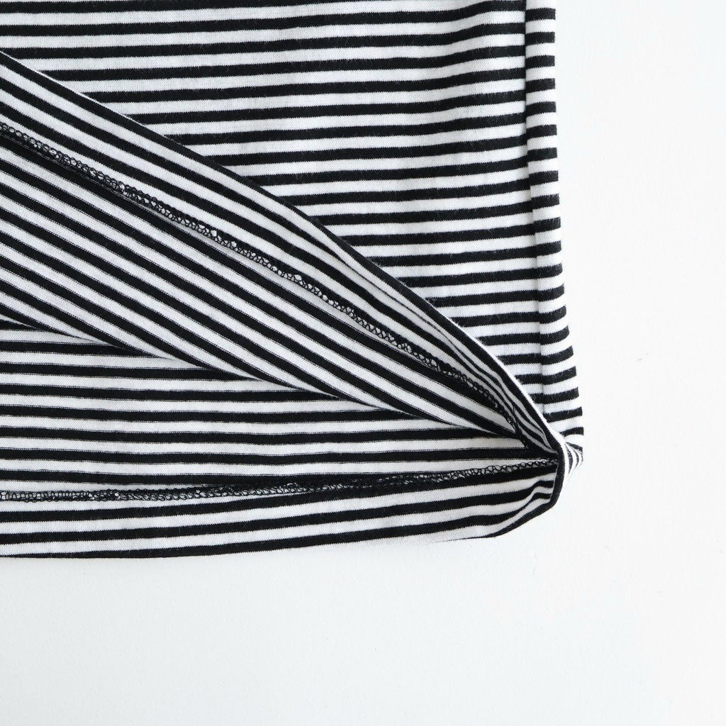 G.B. DROP T SHIRT W/ APPLE PATCH #Black Thin [no.8038]