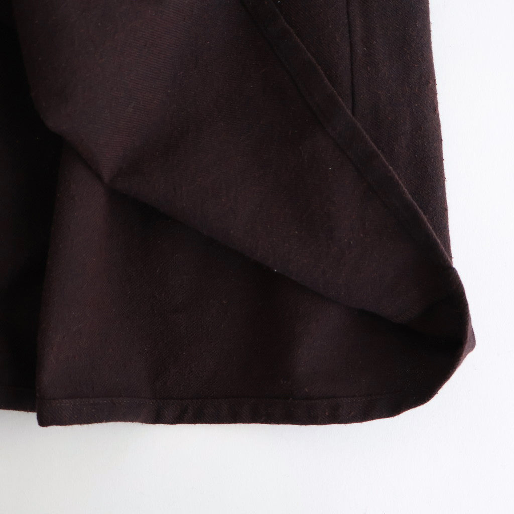 冬の肖像 Funnel neck over blouse #bordeaux [TLF-126-sh007-cst]