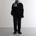 MUFFLER MOHAIR #SLATE BLUE/GREY [TMB-GNT5]