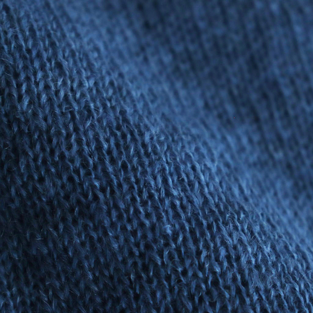 MUFFLER MOHAIR #SLATE BLUE/GREY [TMB-GNT5]