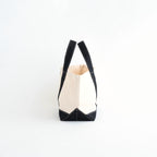 COLOR COMBINATION TOTE BAG #Black [no.8007]