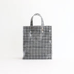 PAPER TOTE SMALL #GINGHAM BLACK [TMB-2286H]