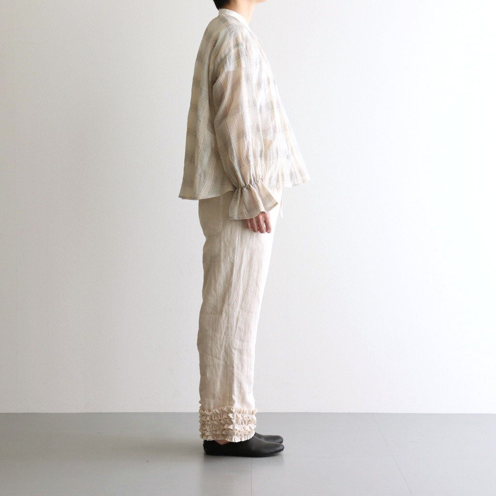FRILL DECORATION PANTS #Antique White [no.7317]