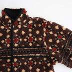 Station floor pattern blouson #Brown [262809]