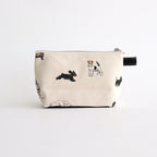 TOILETRY BAG MEDIUM #DOG-1/BLACK [TMB-2292H]