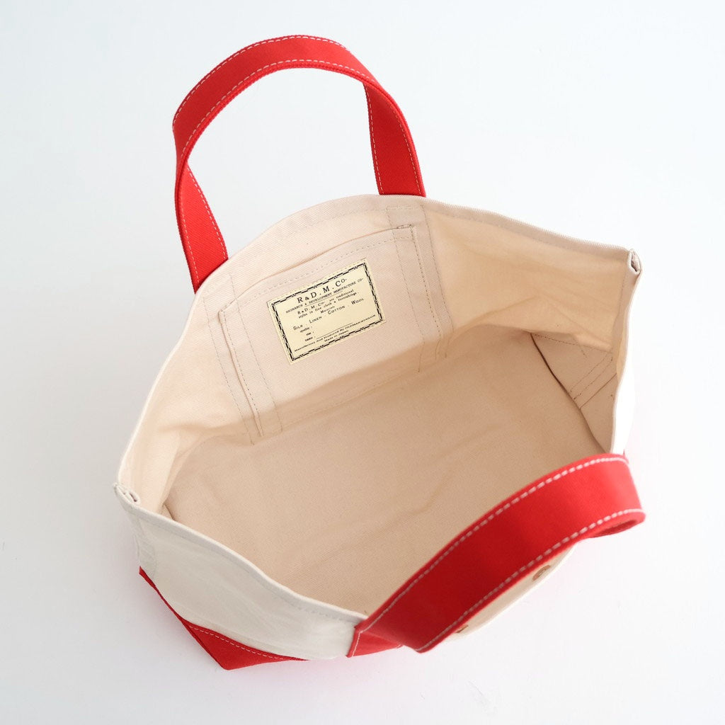 COLOR COMBINATION TOTE BAG #Red [no.8007]