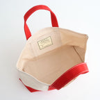 COLOR COMBINATION TOTE BAG #Red [no.8007]