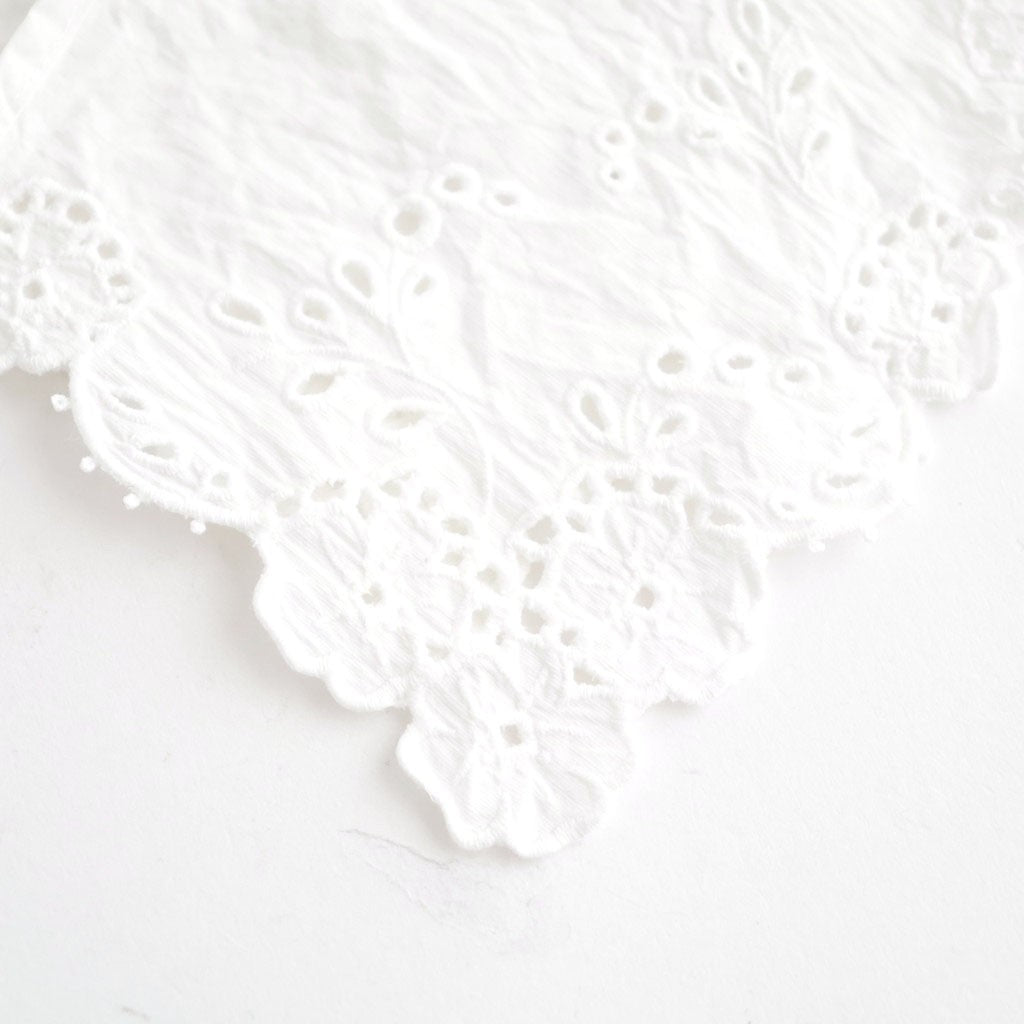 乾いた庭：付け襟 #white [13261-05516]