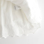 波紋の仕事：Gathered lace skirt #off white [11261-04512]