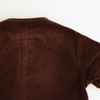 BROWN BEARS VELVET OVERLAP JACKET #Brown [no.7214]