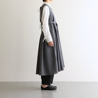 woolly like stitch dress #gray [1559-003]