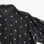 shirt blouse #ototsubu BK [KJ507SS46]