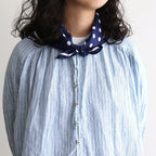 POLKA DOT SCARF #blue [no.6877]