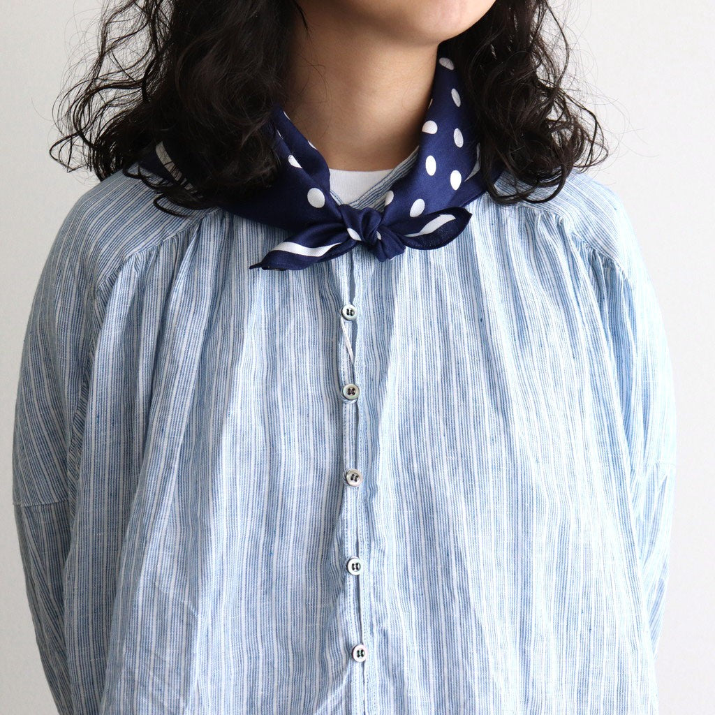 POLKA DOT SCARF #blue [no.6877]