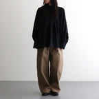 記憶の庭 Stand collar blouse #Black [26F-SH046-RP]