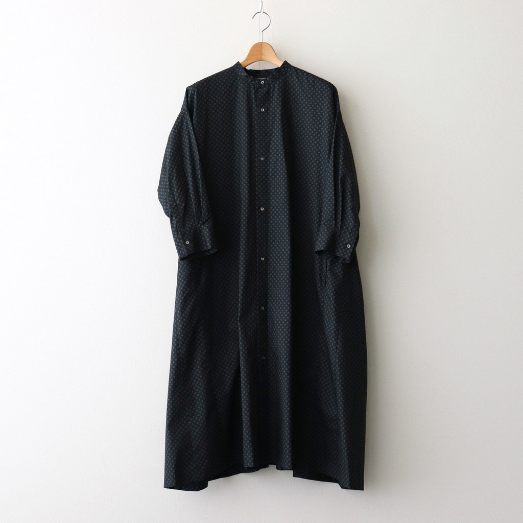 明滅する風景 Rectangle dress #black/grey [TLF-125-op006-gp]