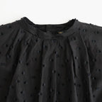 C.J. SMOCK BLOUSE #Black [no.8295]