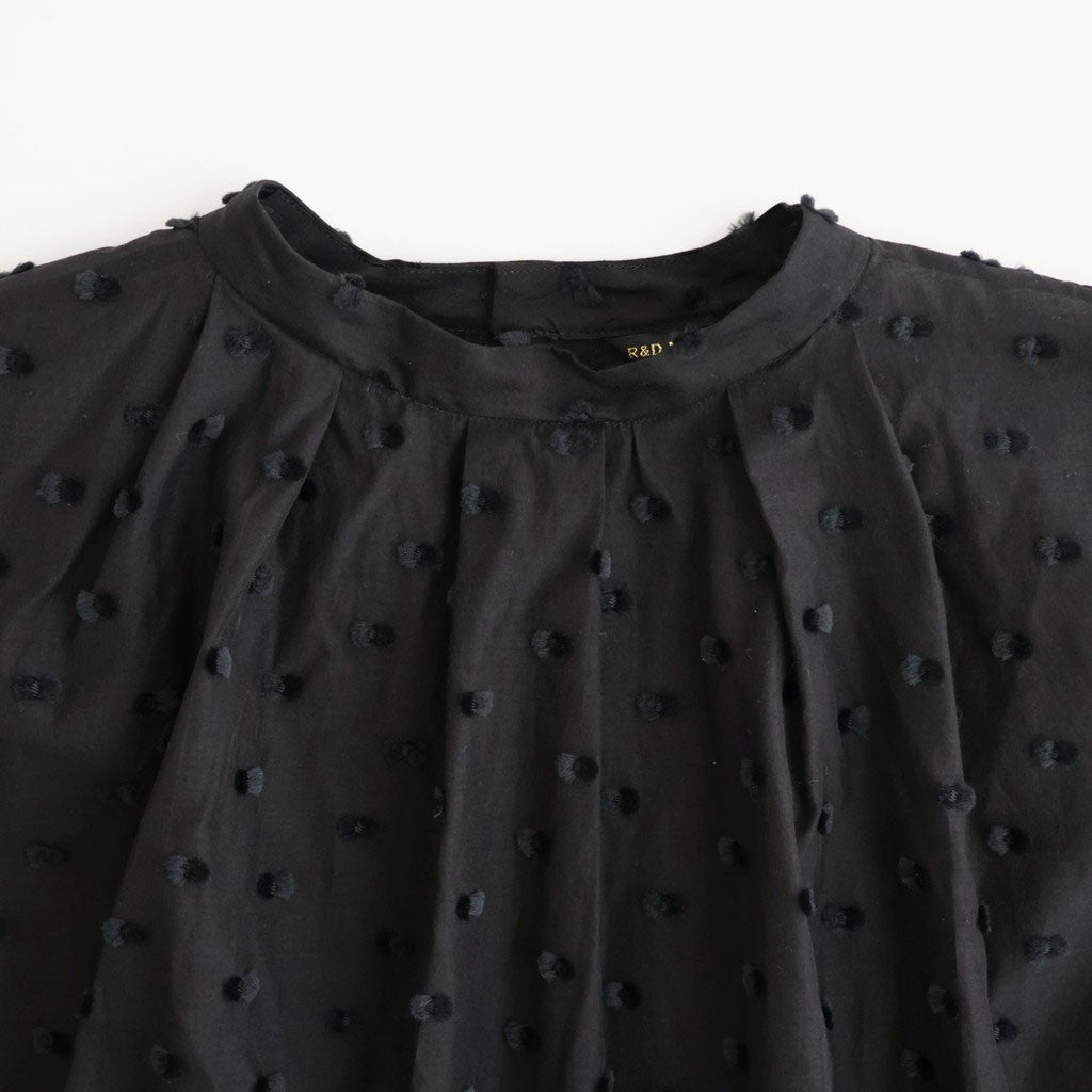 C.J. SMOCK BLOUSE #Black [no.8295]
