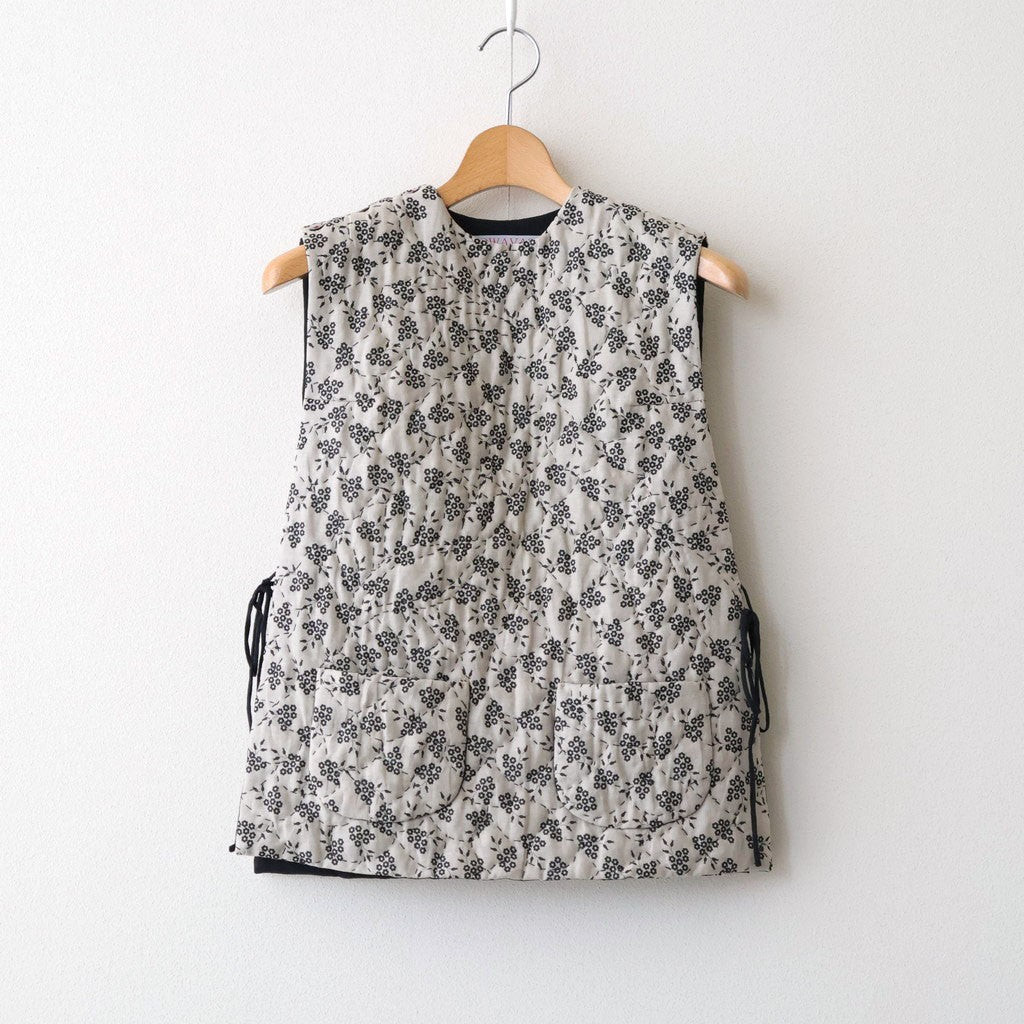 French Komon Vest #beige [31-0043S]