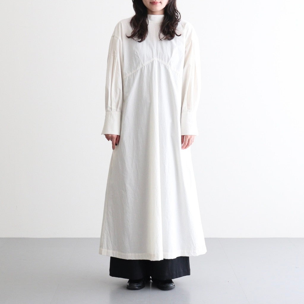 拡がる詩 Back open dress #ecru [TLF-126-op005-wcs]