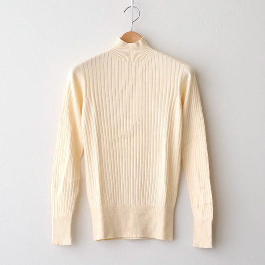 ポエータハイネックセーター #off white [25-850]