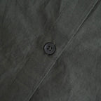 40s POPLIN PLAIN HEM FRILL BACK OPENING SMOCK #9700 GREY [NSL25543]
