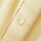 静寂の欠片 half sleeve back open blouse #Pale yellow [TLF-225-sh008-la]